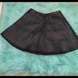 Black circle skirt